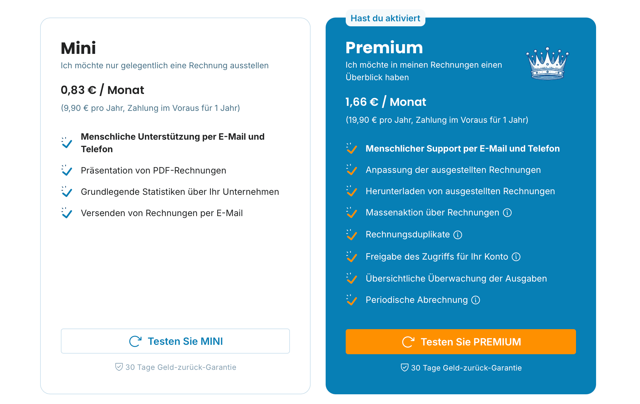 Mini Premium preview