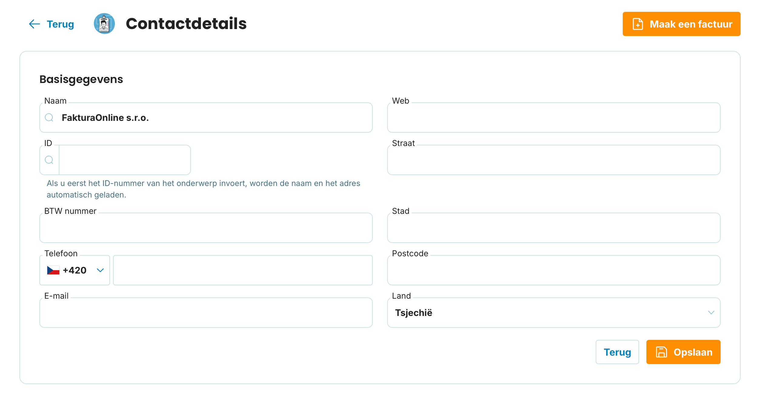 Contactdetails preview