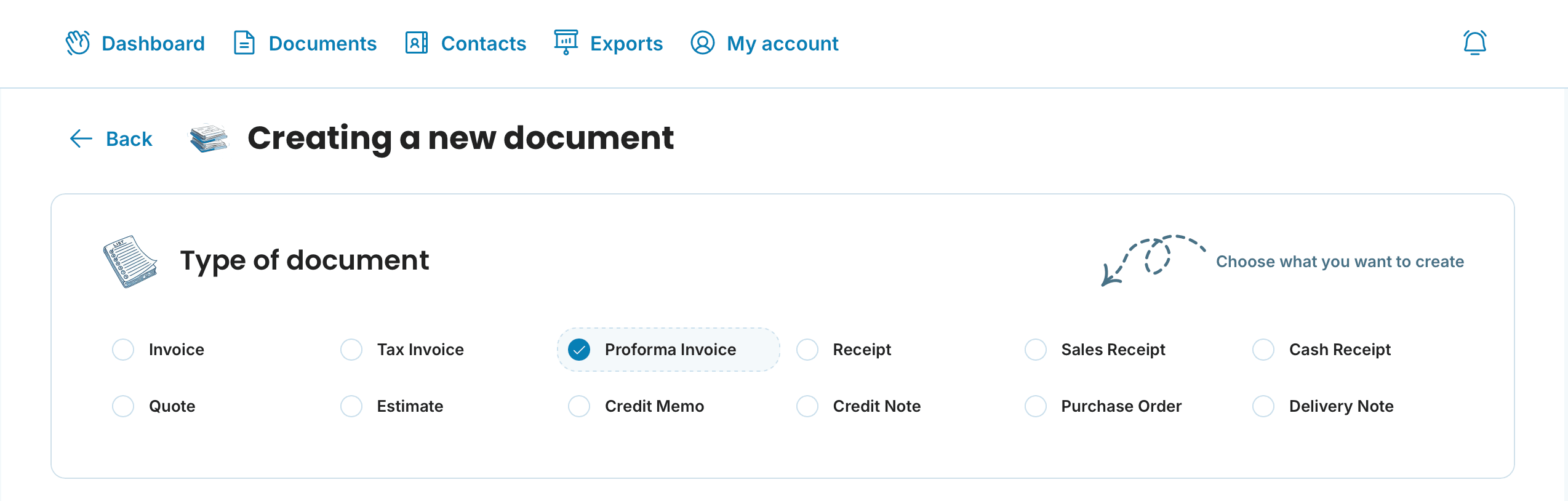 Creating a new document preview