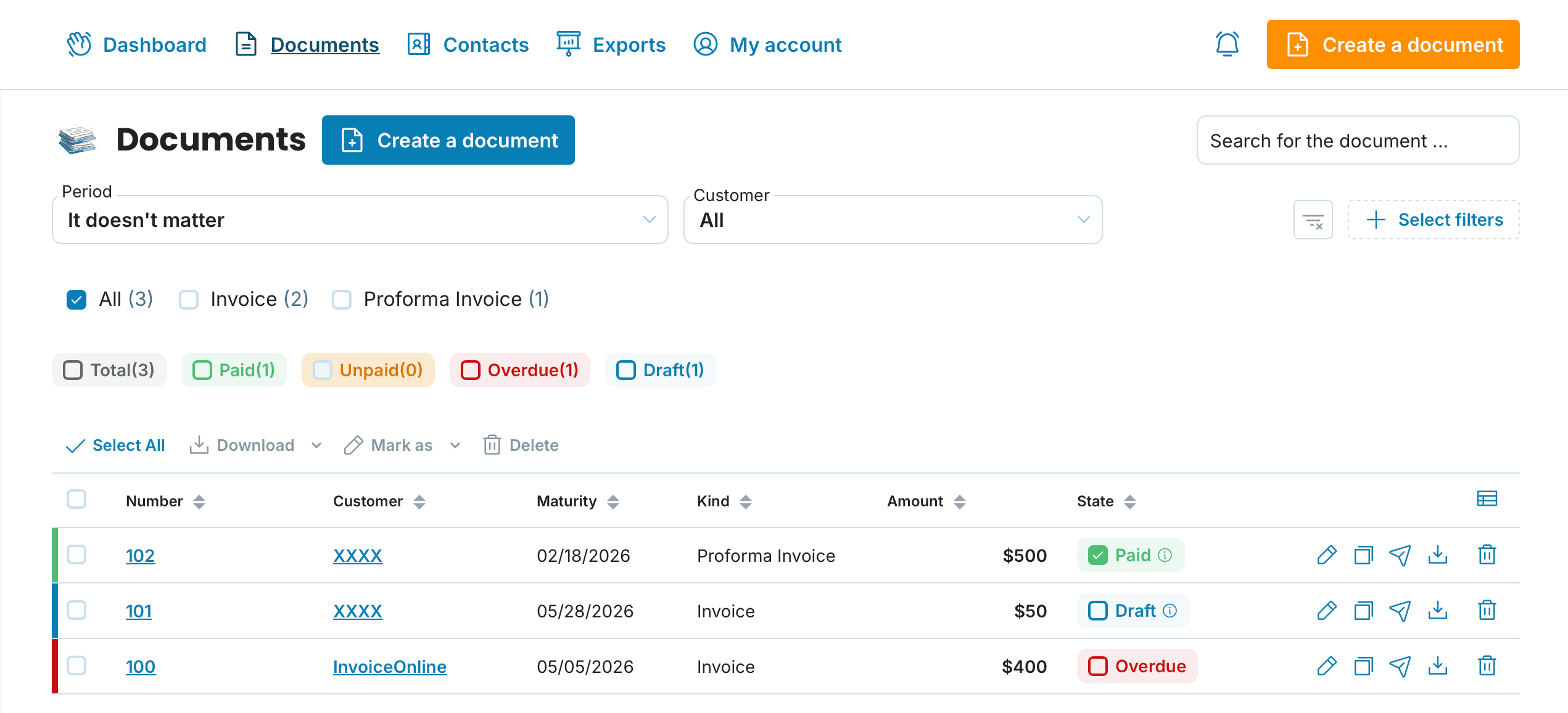 Documents preview 