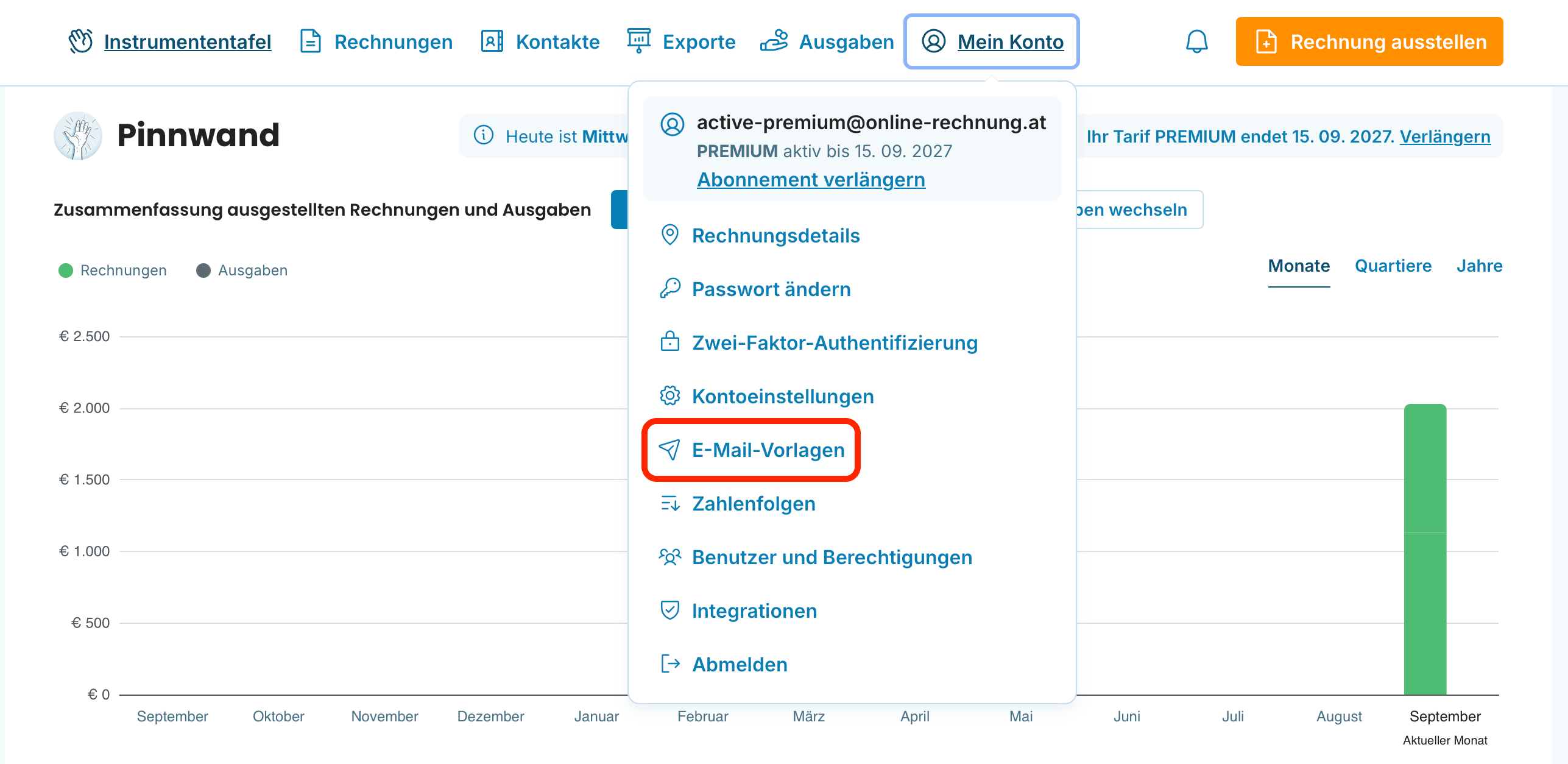 E-Mail-Vorlagen preview