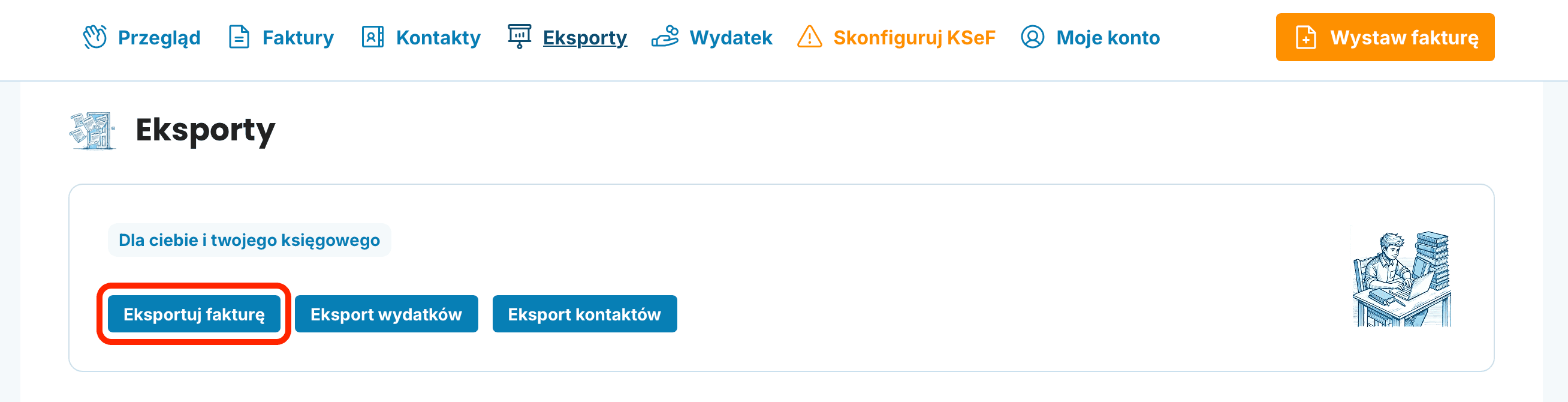 Eksportuj fakturę preview