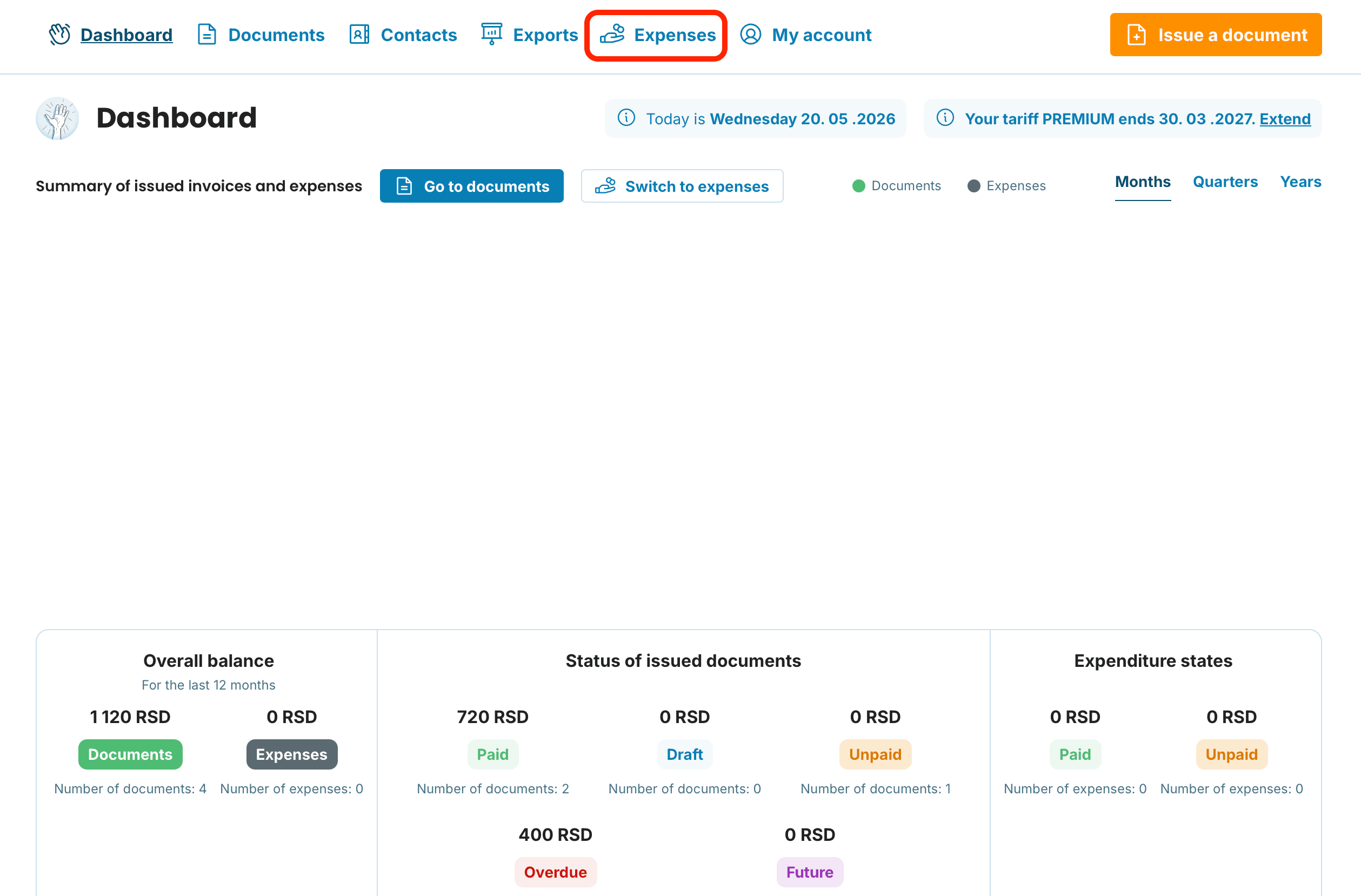 Expenses RS preview