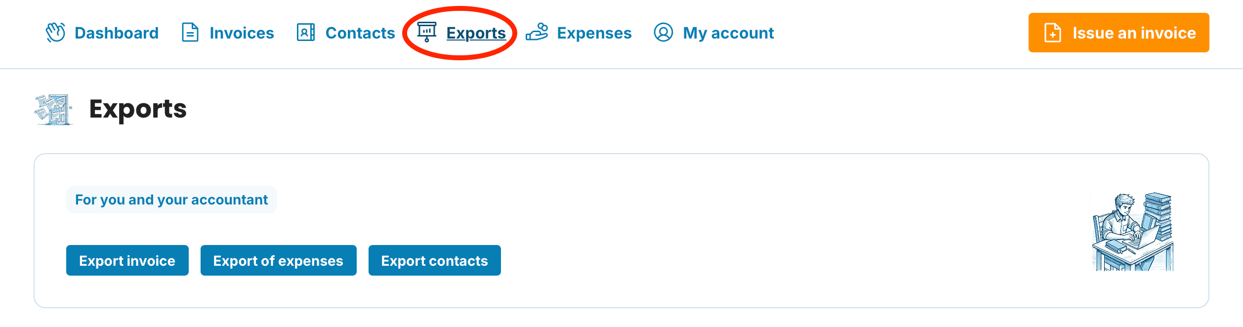 Exports preview