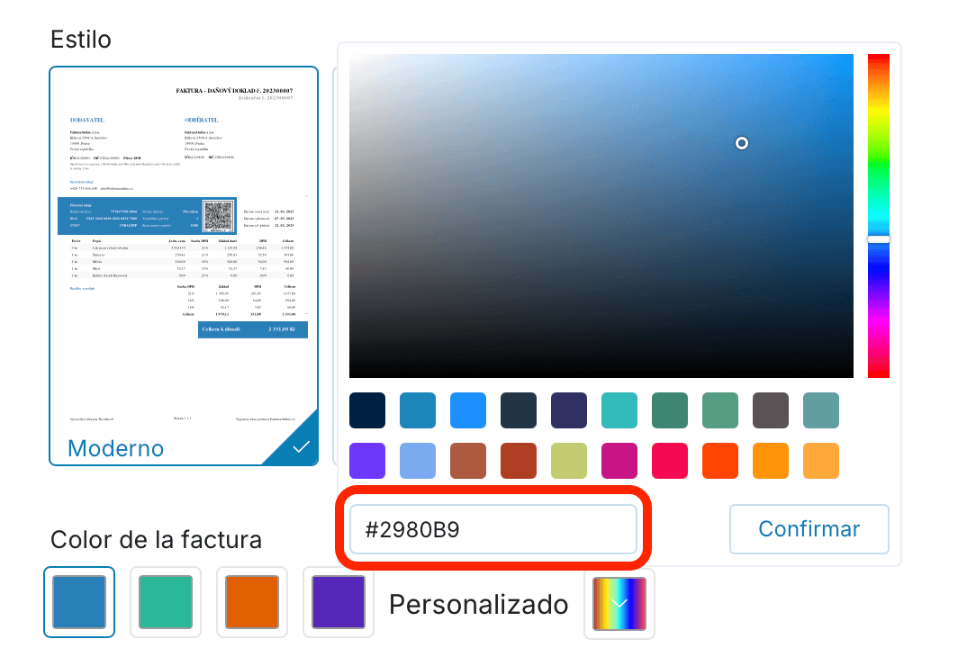 Personalizado preview