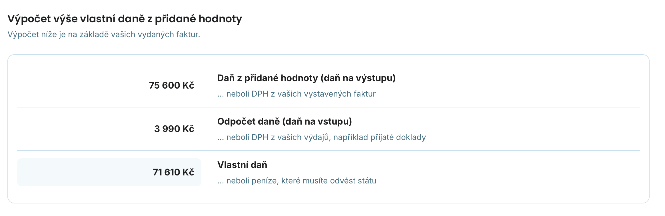 Přiznání k DPH - export - 5