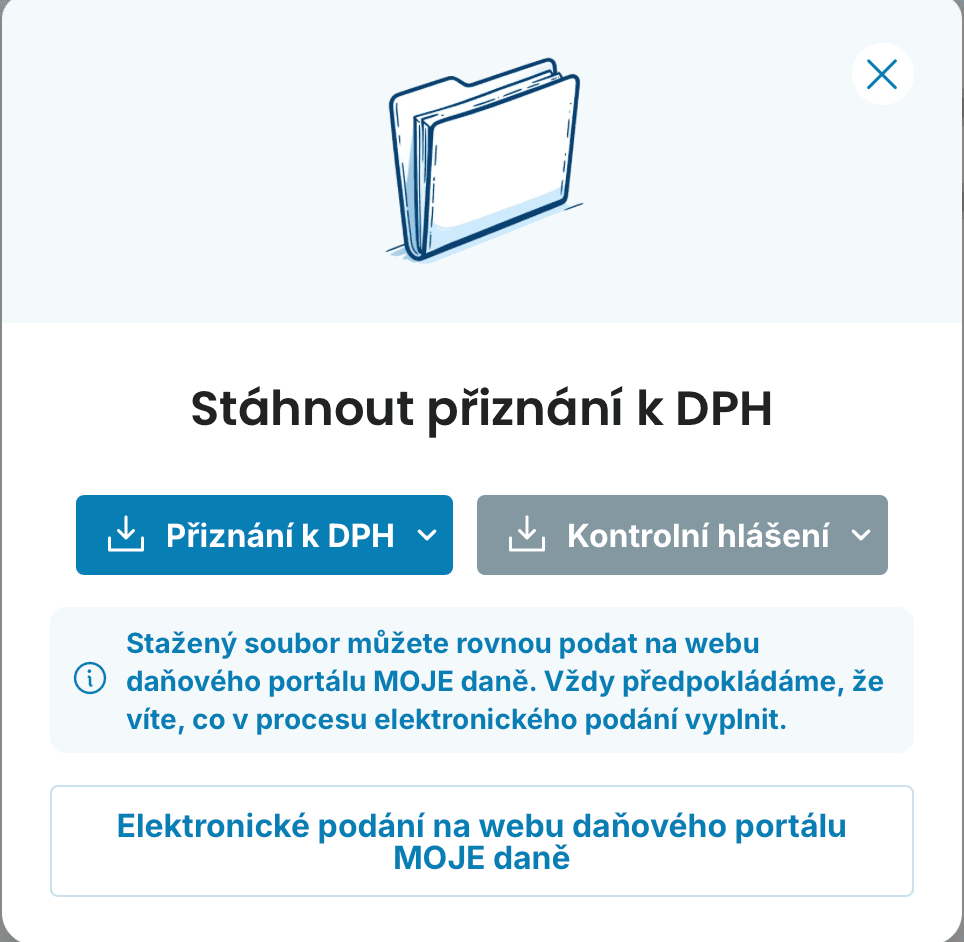 Přiznání k DPH - export - 6