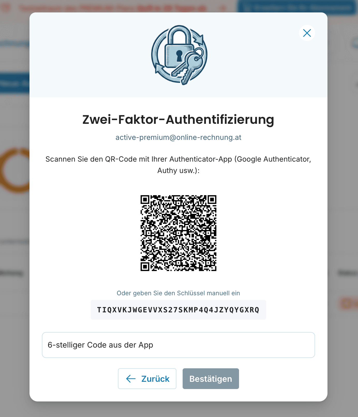 QR-Code preview