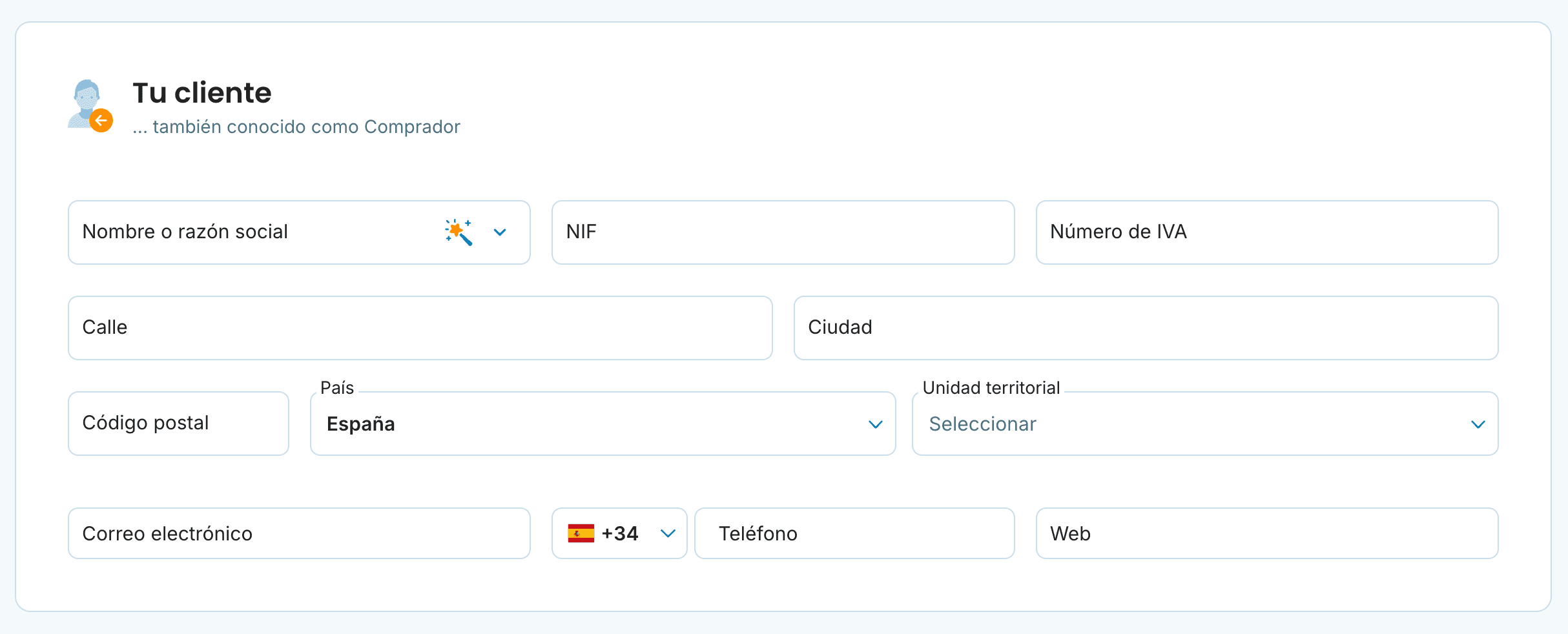 lista de contactos