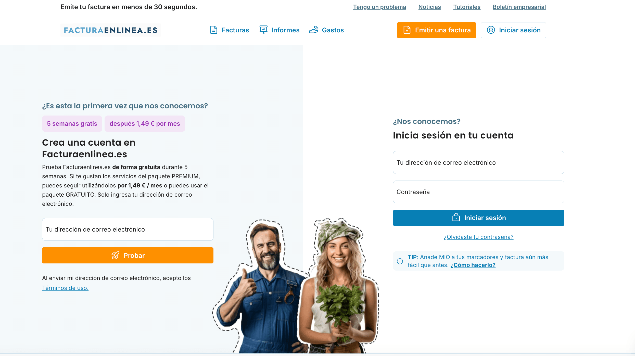 Inicia sesión en tu cuenta