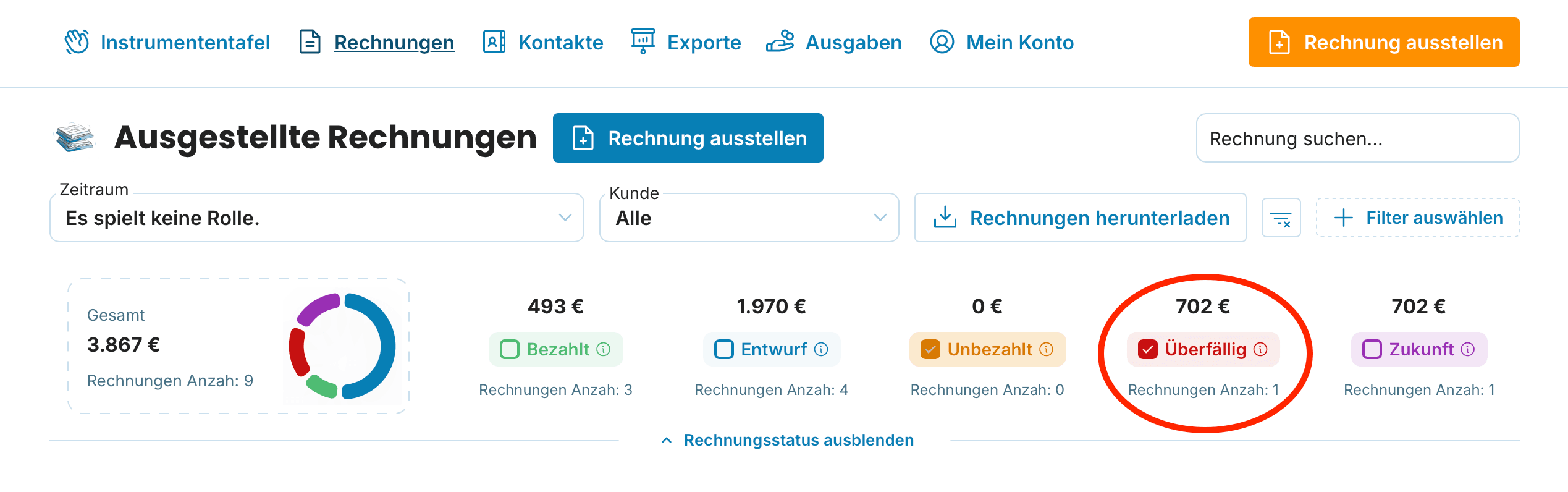 Status preview