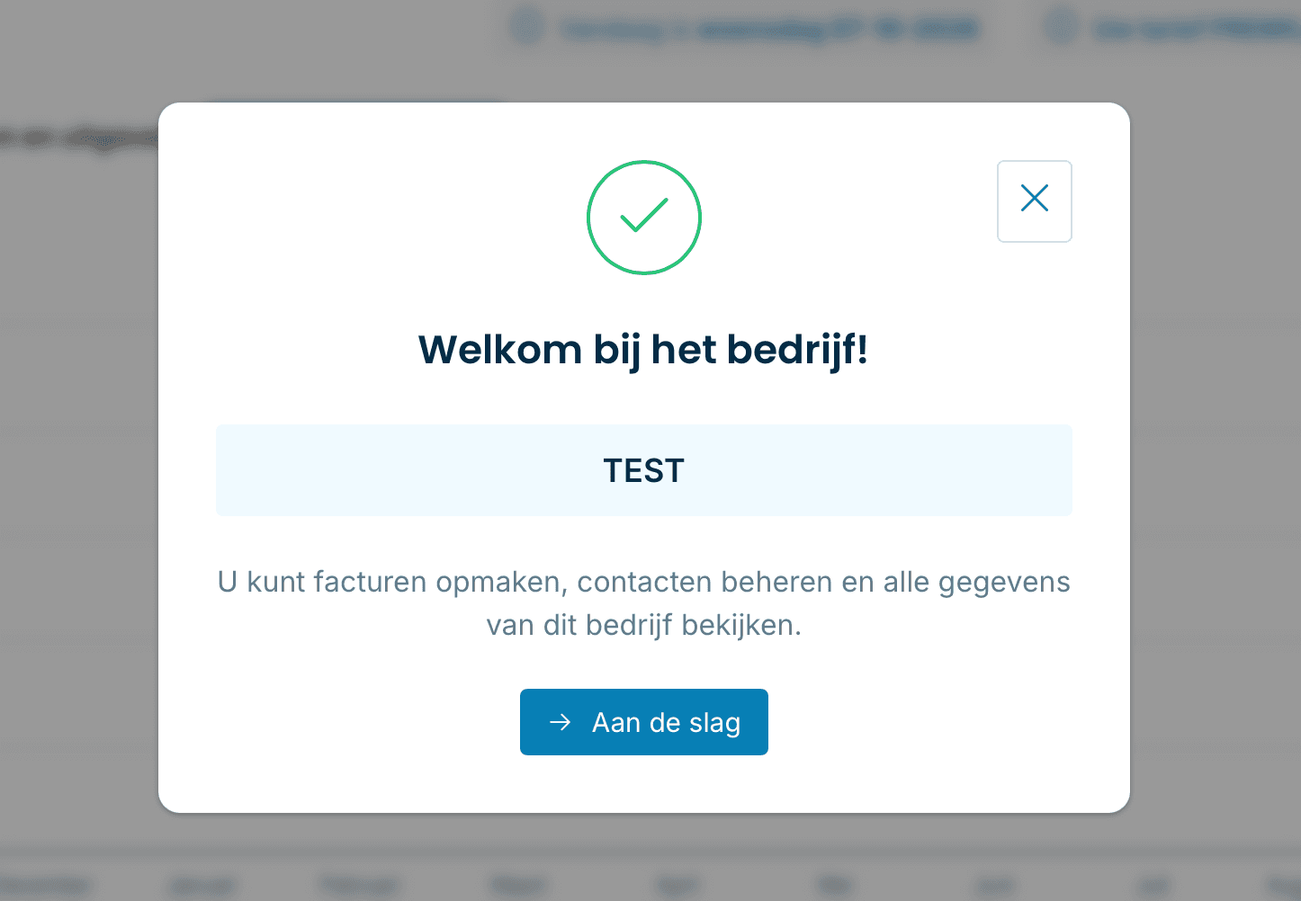 Welkom bij het bedrijf! preview